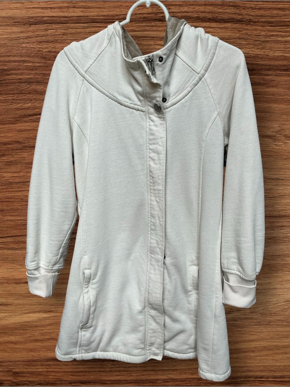 The North Face Women’s Cream Hooded Trench Coat